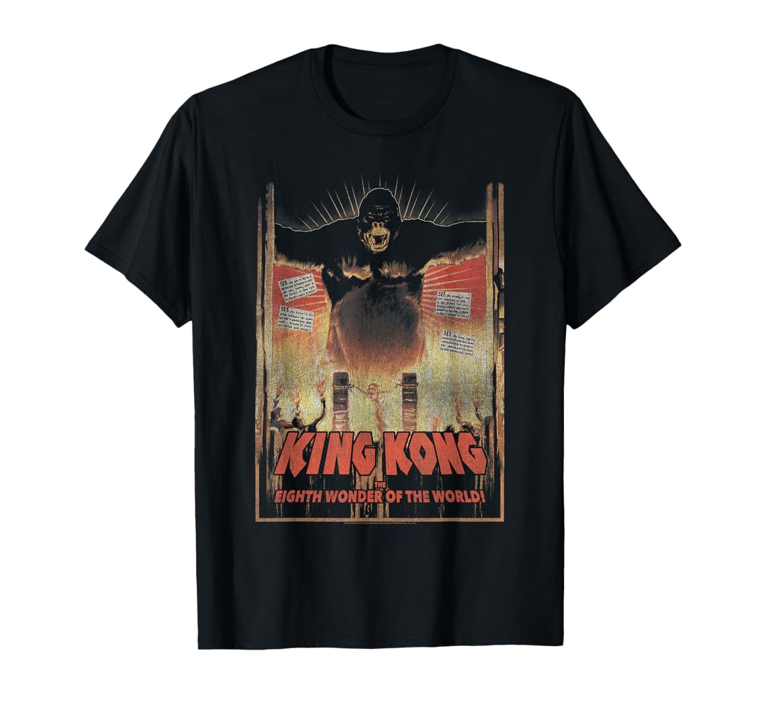 Amazon.com: King Kong Eighth Wonder of the World T-Shirt